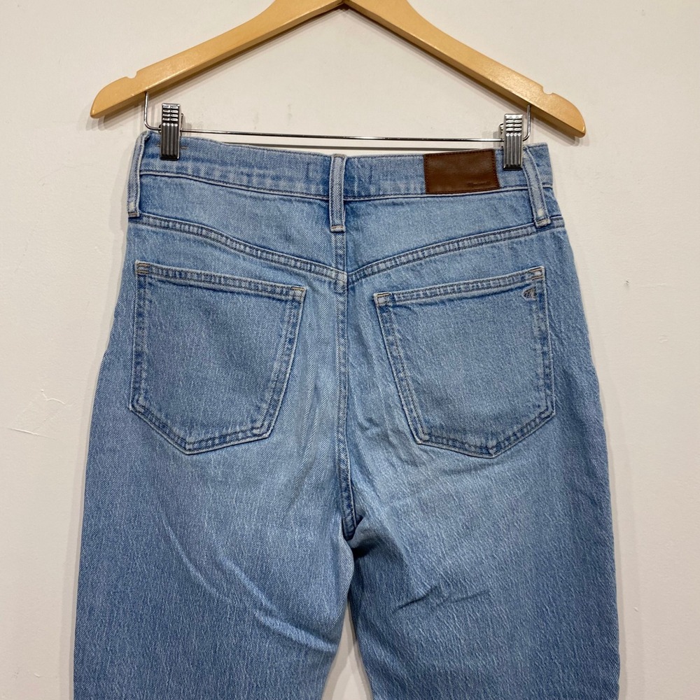 Madewell The Perfect Vintage Straight Jean Light Wash Denim 27 - Picture 4 of 5